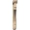 Ekena Millwork Merced Arts and Crafts Rough Sawn Bracket w/ Offset Brace, Douglas Fir, 6"W x 46"D x 46"H BKT0604X46X46MRC03RDF - alternate 4
